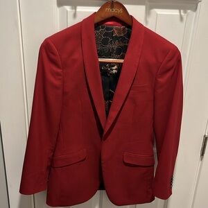 TopMan Dark Red Suit.